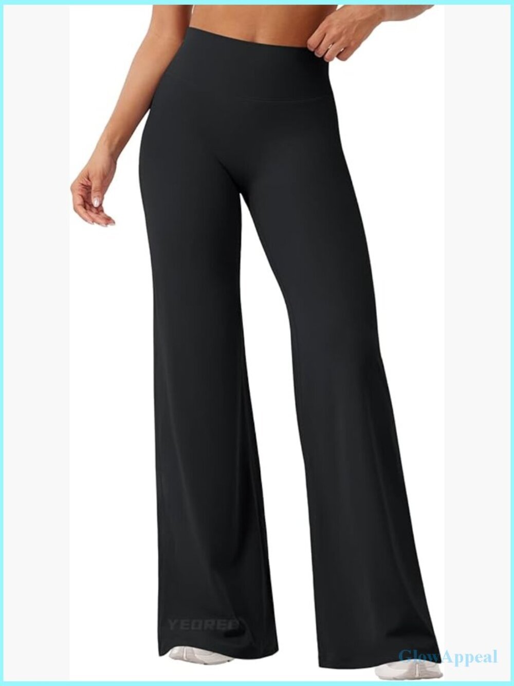 High Waist Straight Leg Yoga Pants No Front Seam Buttery Soft Workout Leggings